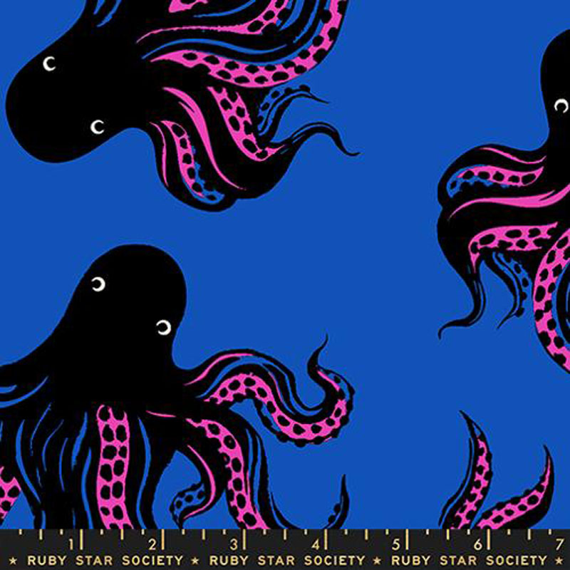 Ink Shop By Sarah Watts Of Ruby Star Society For Moda - Canvas - Blue Ribbon