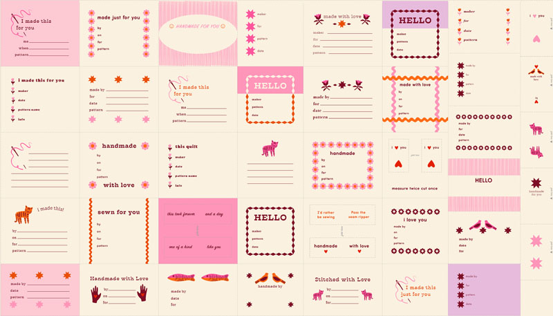 1 800 Calico By Alexia Abegg Of Ruby Star Society For Moda - 24" X 45" Panel - Pink