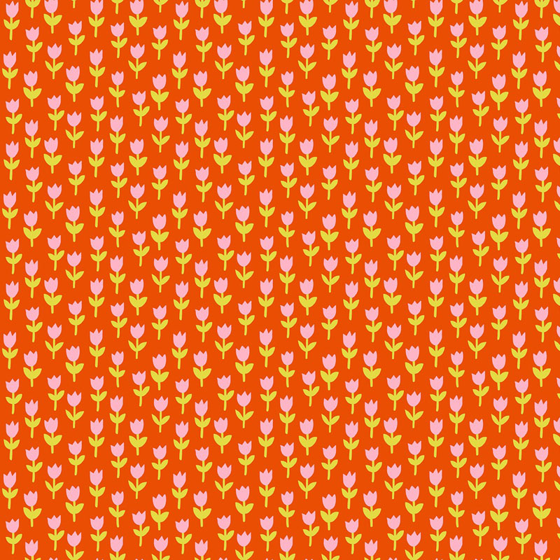 1 800 Calico By Alexia Abegg Of Ruby Star Society For Moda - Warm Red