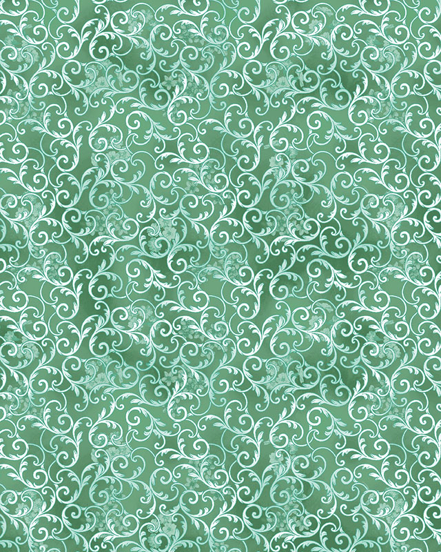 Primrose Pearl By Benartex - Jade Green - Pearlescent