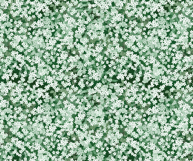 Primrose Pearl By Benartex - Green - Pearlescent