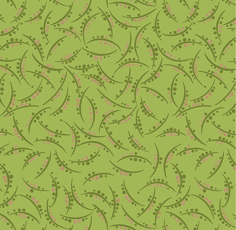 Retro Garden By Benartex - Lime Green