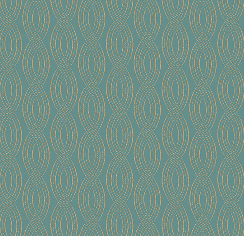 Retro Garden By Benartex - Medium Teal
