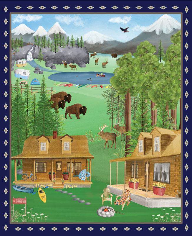 Explore More By Kanvas Studio For Benartex - Panel - Multi