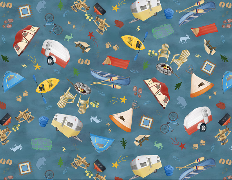 Explore More By Kanvas Studio For Benartex - Blue