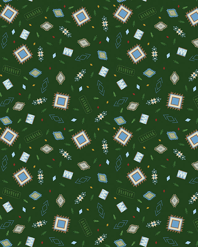 Explore More By Kanvas Studio For Benartex - Dark Green