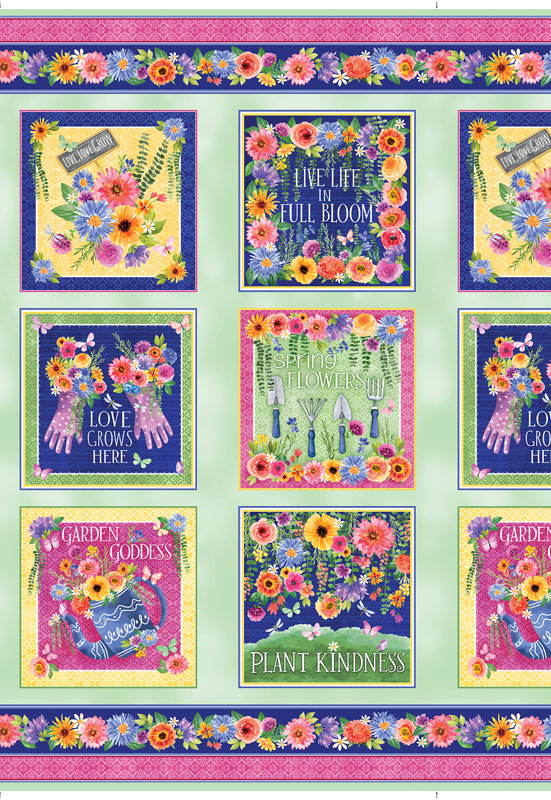 Plant Kindness By Kanvas Studio For Benartex - Digitally Printed - Multi