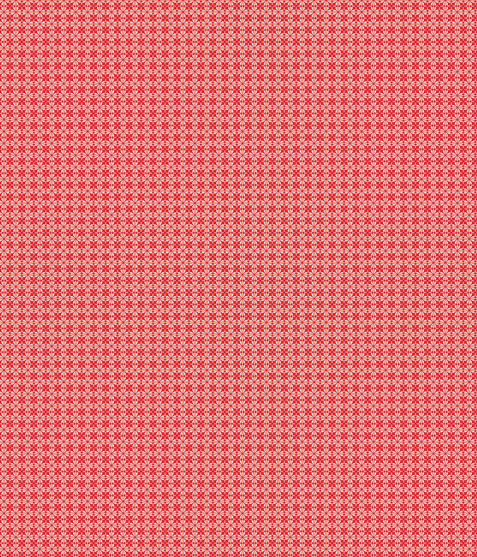 Peaches And Cream By Kanvas Studio For Benartex - Digitally Printed - Red