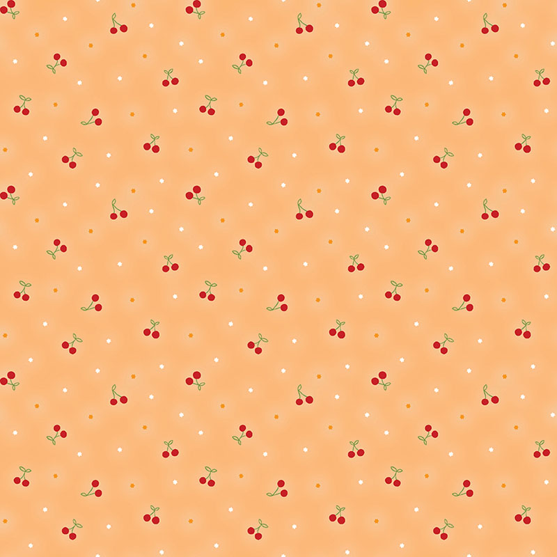 Peaches And Cream By Kanvas Studio For Benartex - Digitally Printed - Peach
