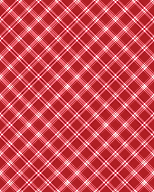 Green Acres By Kanvas Studio For Benartex - Red - Digitally Printed