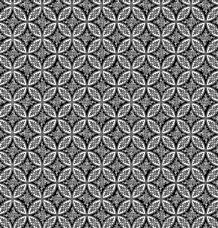 Shadow And Light By Kanvas Studio For Benartex - Black/White