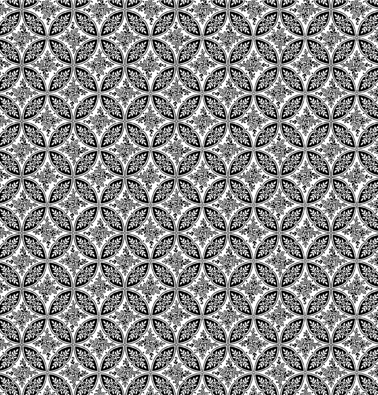 Shadow And Light By Kanvas Studio For Benartex - White/Black