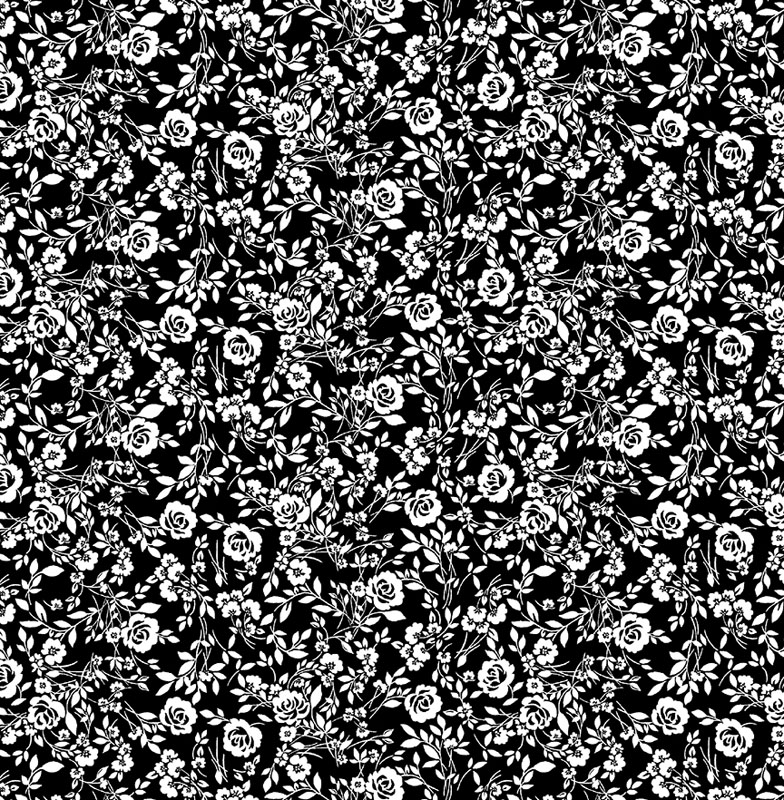 Shadow And Light By Kanvas Studio For Benartex - Black/White