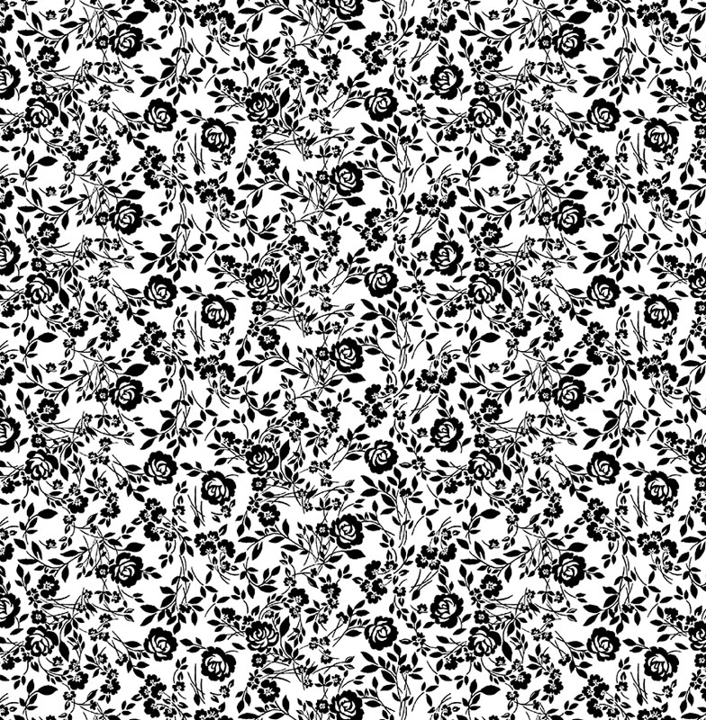 Shadow And Light By Kanvas Studio For Benartex - White/Black