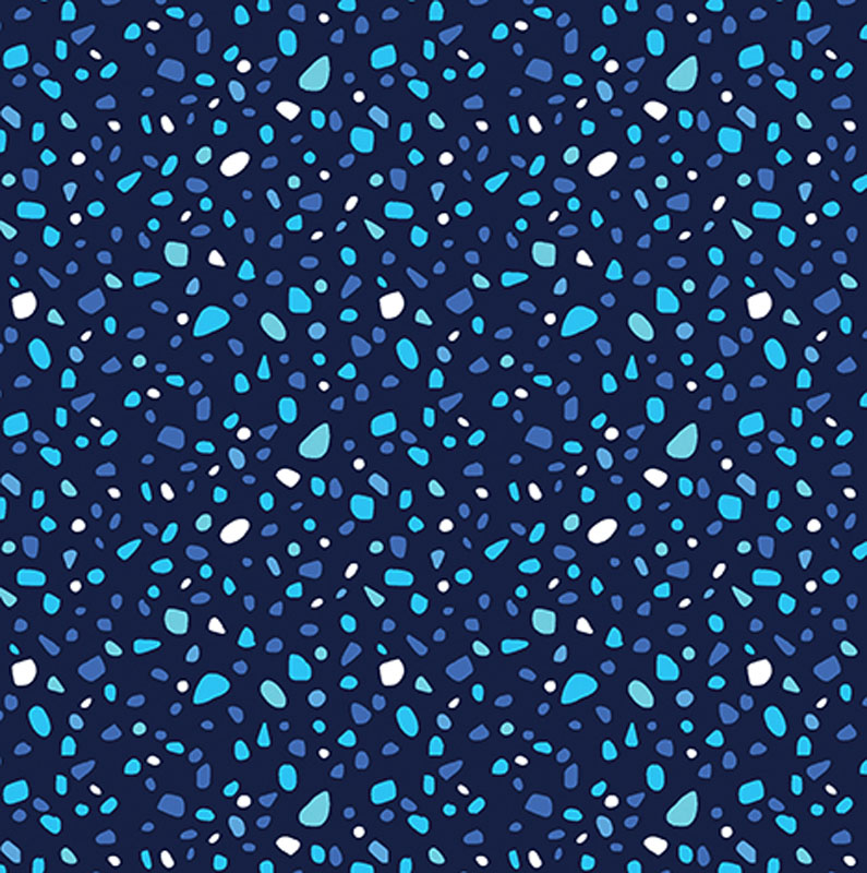 Dino Friends By Kanvas Studio For Benartex - Navy - Digitally Printed