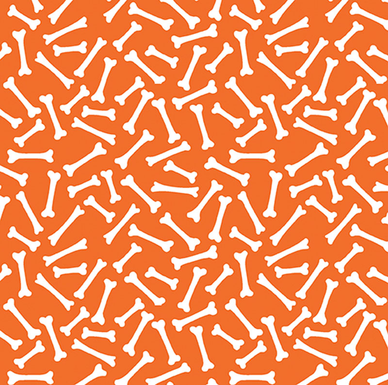 Dino Friends By Kanvas Studio For Benartex - Orange - Digitally Printed