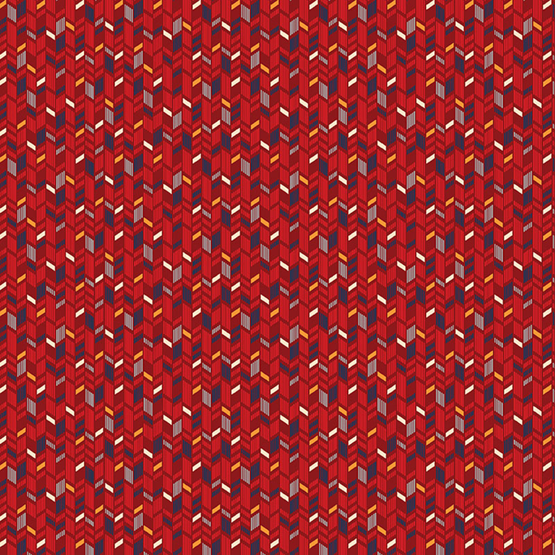 Ice Hockey By Skyline Studio For Benartex - Red - Digitally Printed