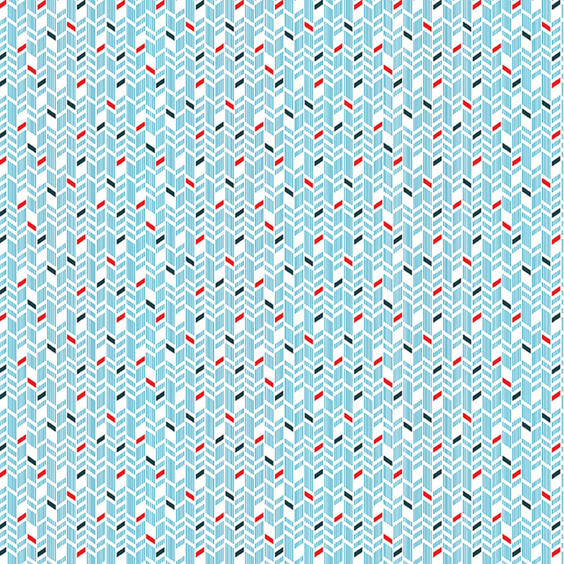 Ice Hockey By Skyline Studio For Benartex - Turquoise/White - Digitally Printed