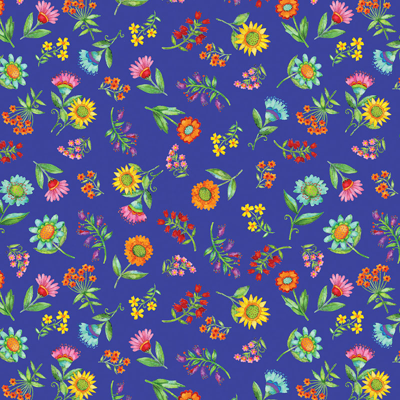 Spring Fling By Contempo Studio For Benartex - Digitally Printed - Purple