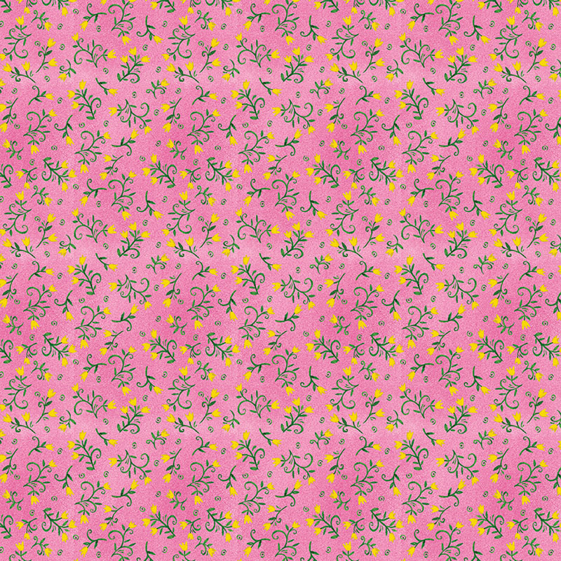 Spring Fling By Contempo Studio For Benartex - Digitally Printed - Pink