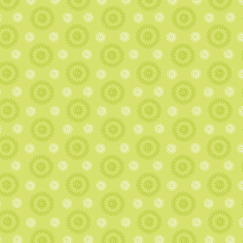 Spring Fling By Contempo Studio For Benartex - Digitally Printed - Light Lime