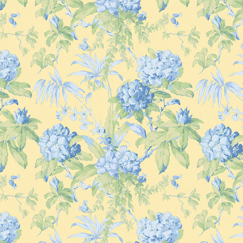 Celebrating Blue By April Cornell For Benartex - Yellow