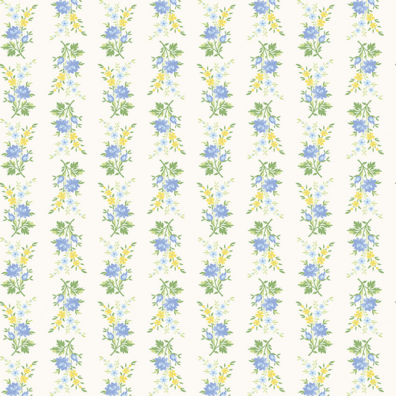 Celebrating Blue By April Cornell For Benartex - White