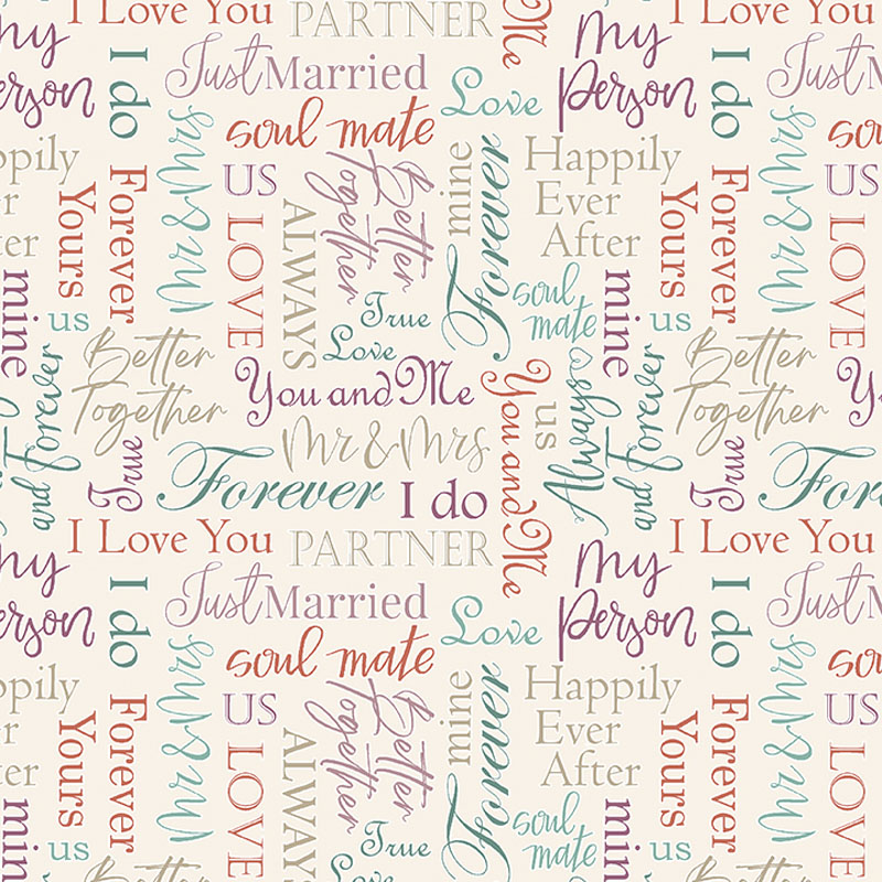 Always By Belle Brunner For Benartex - Pearlescent - Cream/Multi