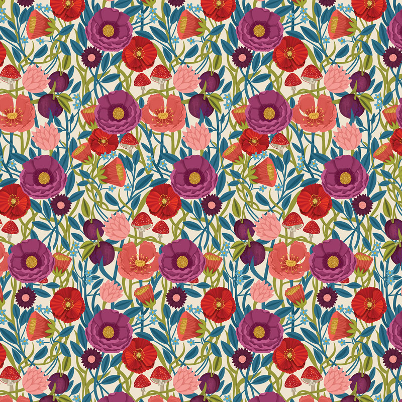 Mirrors By Nina Pace For Benartex - Digitally Printed - Multi