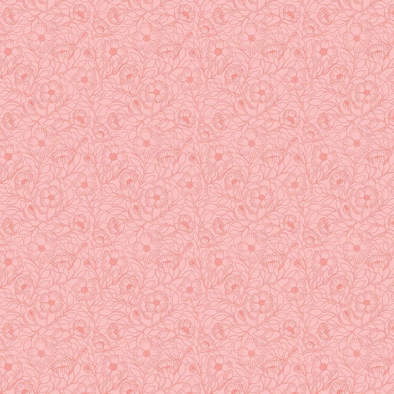 Mirrors 108" By Nina Pace For Benartex - Digitally Printed - Light Pink