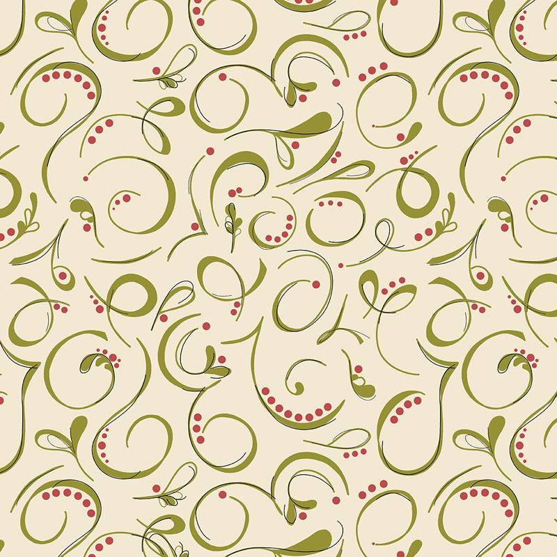 Bushel And Bloom By Rachel Rossi Designs For Benartex - Sage/Natural - Digitally Printed