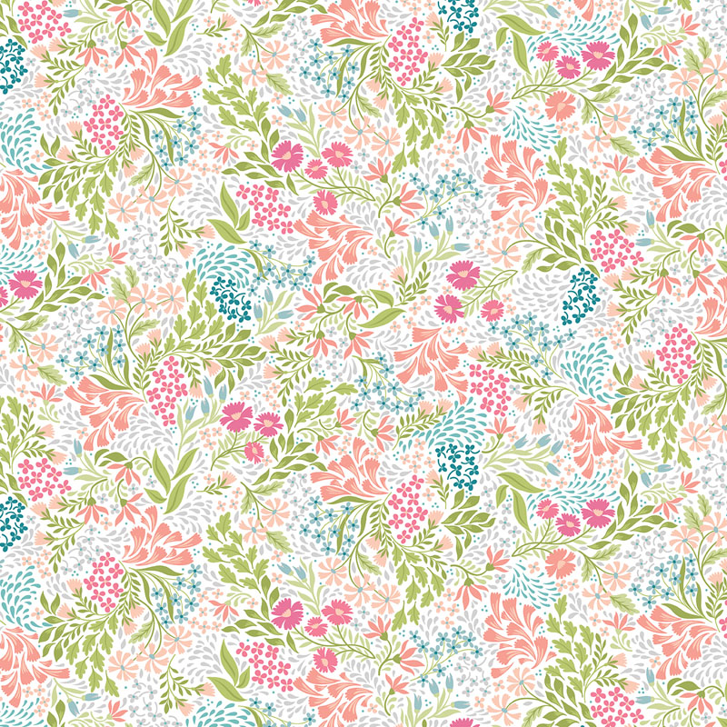 Garden Dalliance By Contempo Studio For Benartex - Coral