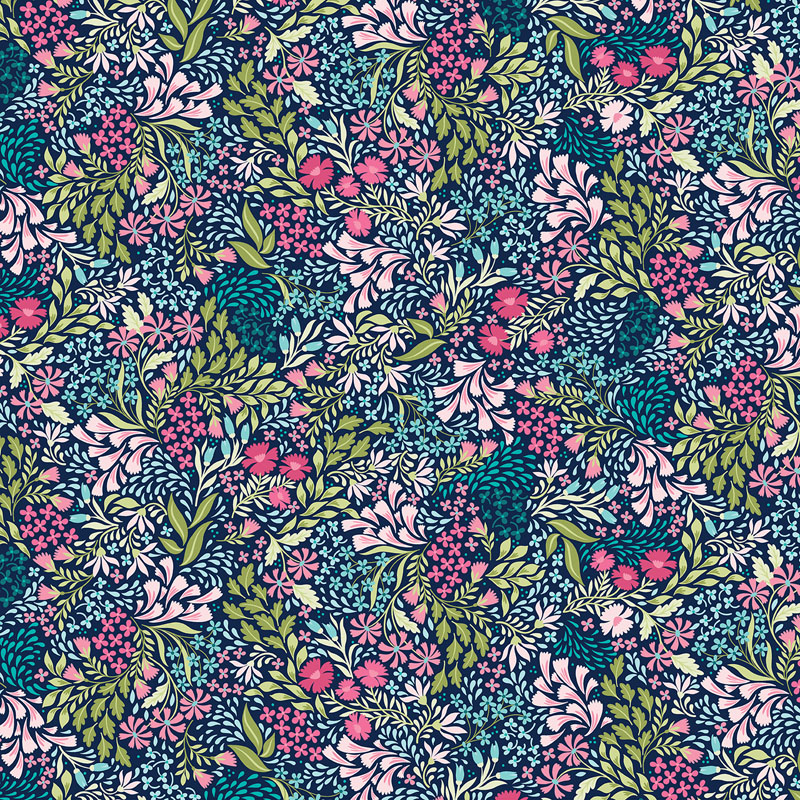 Garden Dalliance By Contempo Studio For Benartex - Indigo