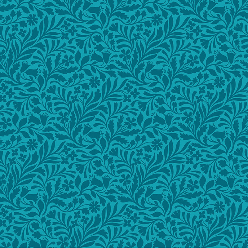 Garden Dalliance By Contempo Studio For Benartex - Teal