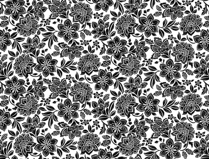 Crimson Night By Laura Coia For Benartex - Diditally Printed - Midnight Lace