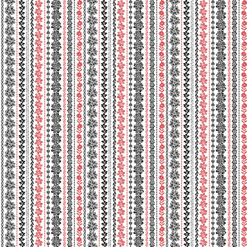 Crimson Night By Laura Coia For Benartex - Diditally Printed - Urban Rose