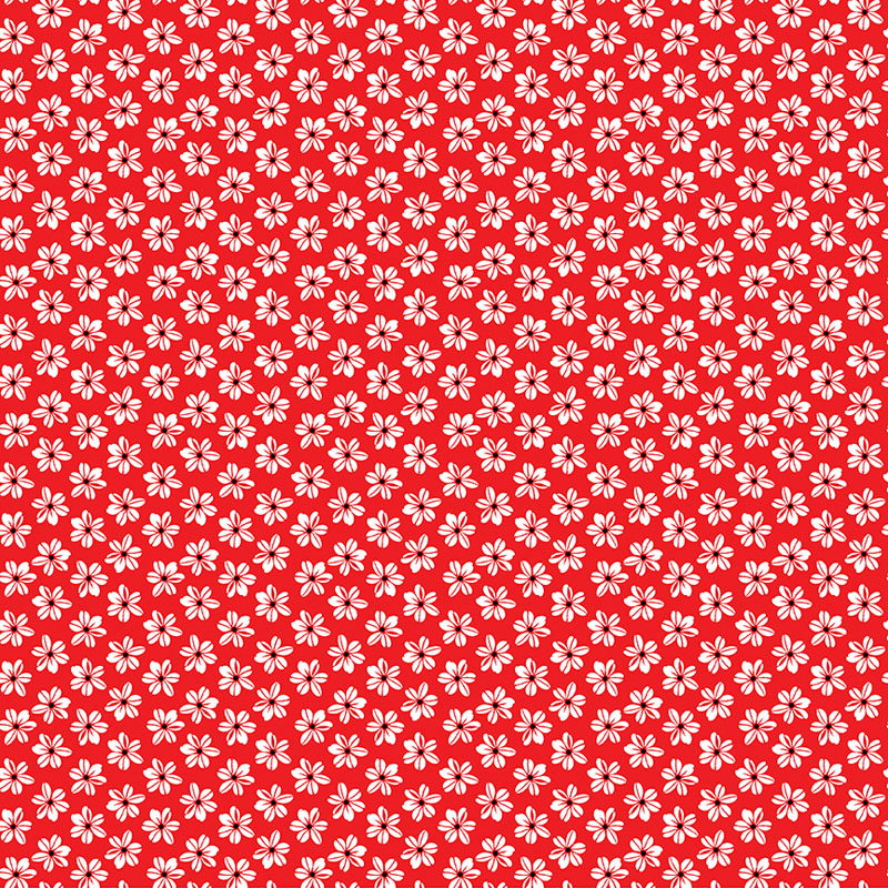 Crimson Night By Laura Coia For Benartex - Diditally Printed - Red