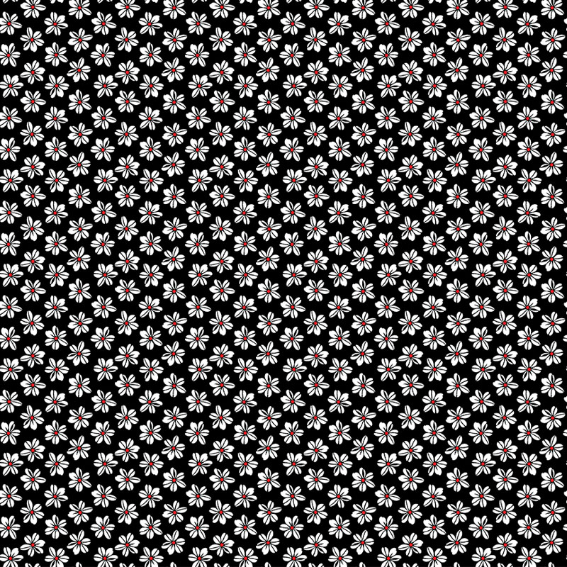 Crimson Night By Laura Coia For Benartex - Diditally Printed - Midnight Lace