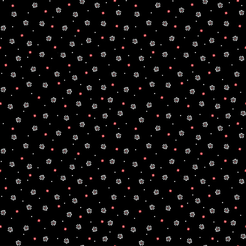 Crimson Night By Laura Coia For Benartex - Diditally Printed - Midnight Lace