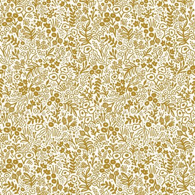 Rifle Paper Co. Basics By Rifle Paper Co. For Cotton + Steel - Gold  - Metallic