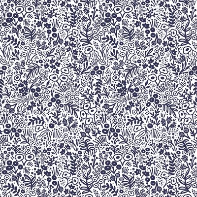 Rifle Paper Co. Basics By Rifle Paper Co. For Cotton + Steel - Navy