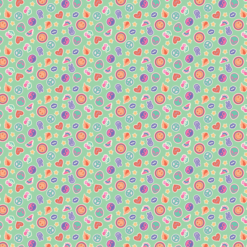 Y2yay By Cotton + Steel For Rjr Fabrics - Aquamarine