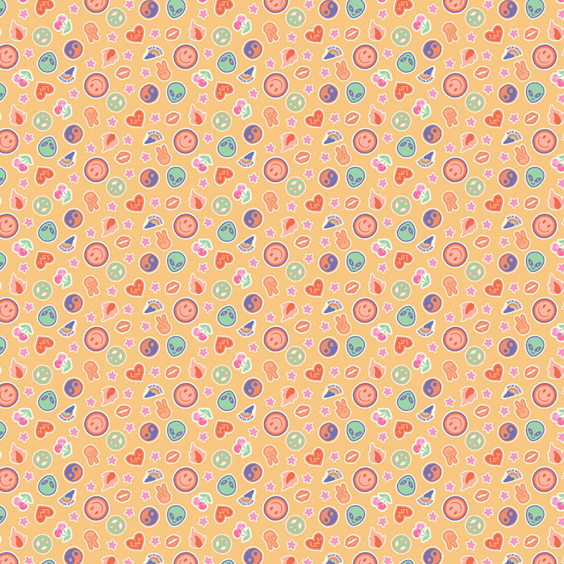 Y2yay By Cotton + Steel For Rjr Fabrics - Oh Snap!