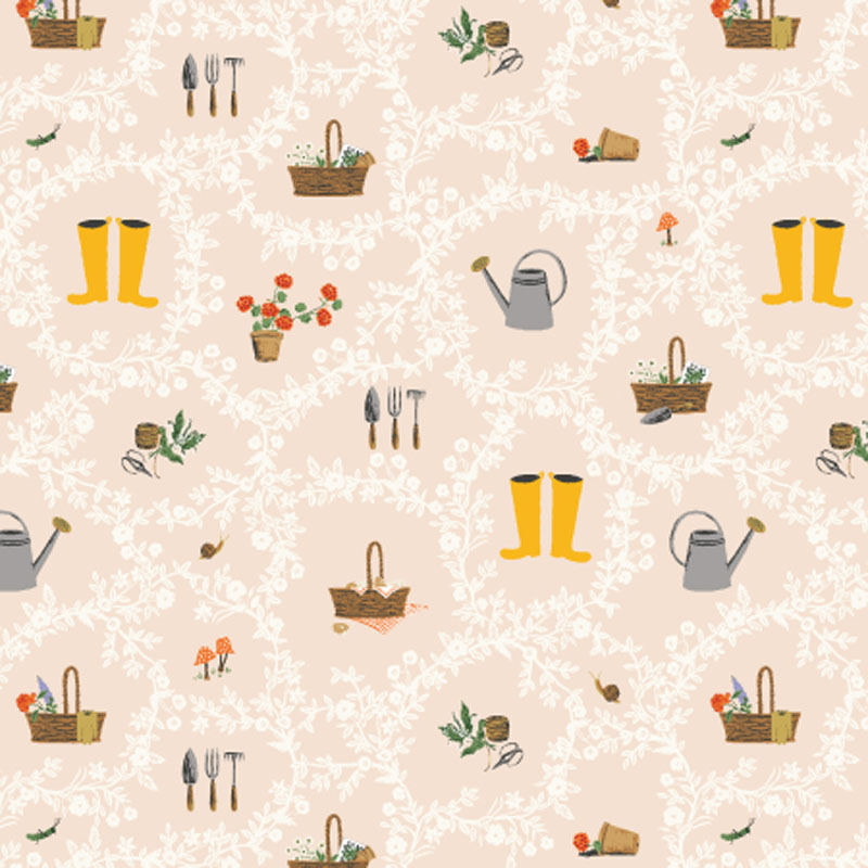 Garden Club By Rifle Paper Co. For Cotton + Steel - Blush