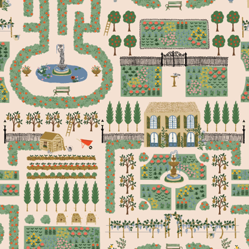 Garden Club By Rifle Paper Co. For Cotton + Steel - Blush
