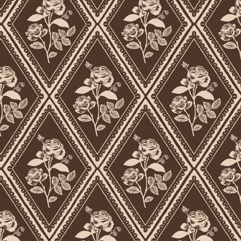 Garden Club By Rifle Paper Co. For Cotton + Steel - Cocoa - Canvas