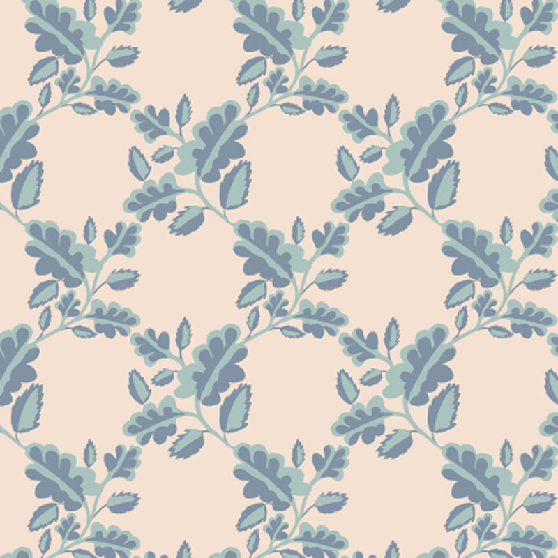 Garden Club By Rifle Paper Co. For Cotton + Steel - Blush Blue