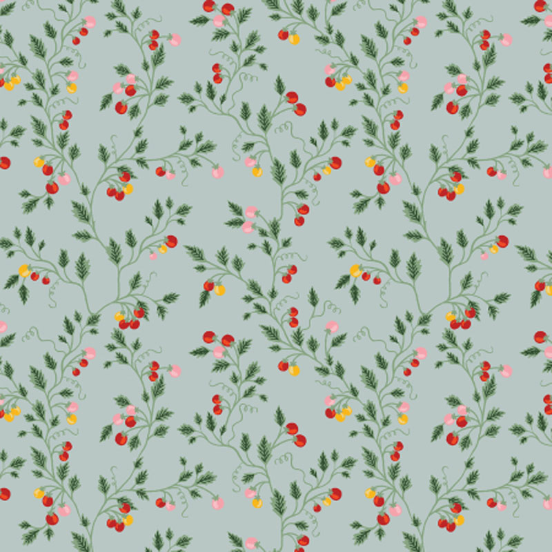Garden Club By Rifle Paper Co. For Cotton + Steel - Light Blue
