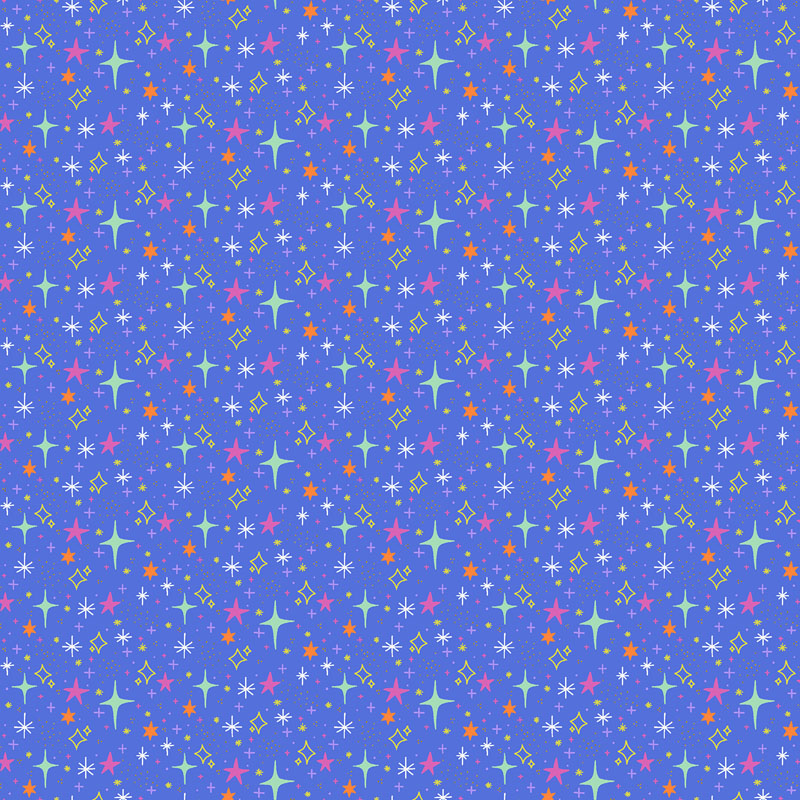 Space Cadet By Cotton + Steel For Rjr Fabrics - Nebula - Metallic