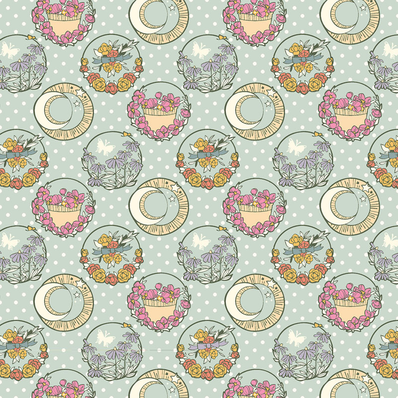 Flower Farm By Cotton + Steel For Rjr Fabrics - May Mist